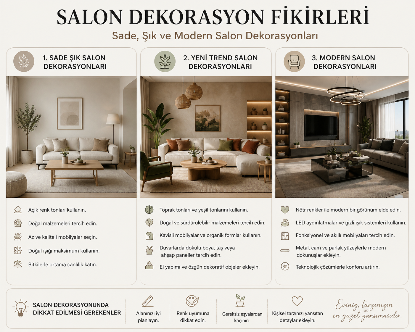 salon dekorasyon konulu , sade şık salon dekorasyonları, yeni trend salon dekorasyonları, Modern salon dekorasyonları